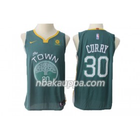 Golden State Warriors Stephen Curry 30 Nike 2017-18 Vihreä Pelipaidat Swingman - Miesten